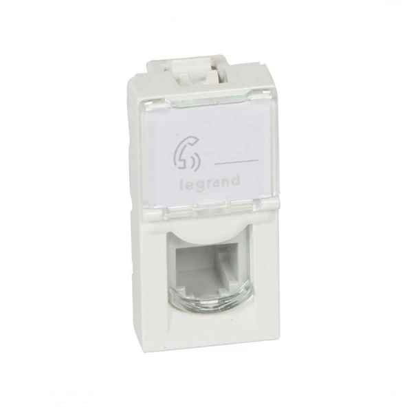 Legrand RJ11 Kontak Telefon Prizi 3245060787301   13W41 ürün görseli 1