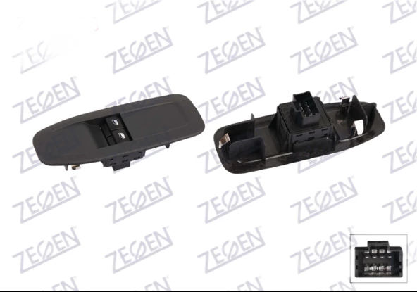 PEUGEOT 208 ÖN CAM KUMANDA DÜĞMESİ SOL 96664313ZD ürün görseli 1