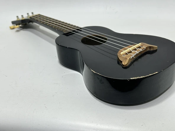 Makala Dolphin Soprano Ukulele Siyah 2.El - Resim 8