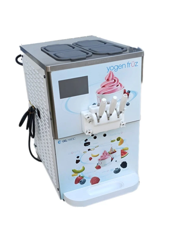 Gel Matic BC 250 PM 3 Kollu Soft Dondurma Frozen Yoğurt Makinesi 2.El ürün görseli 1