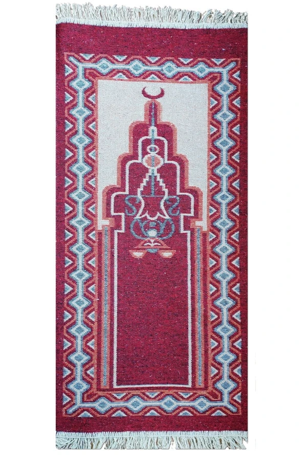 Algelsineve 60x125cm Antik Kilimden Seccade - Resim 5