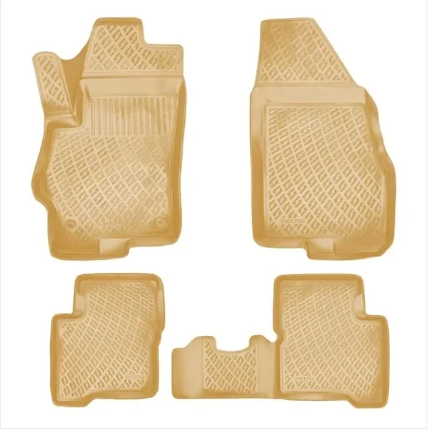 Nissan Qashqai Uyumlu 2007-2013 3D Havuzlu Bej Paspas Orjinal Rizline ürün görseli 1