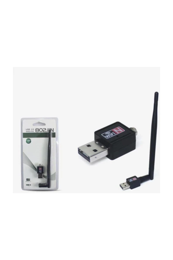 Hd779 Usb Wireless Adaptör Antenli 150 mbps ürün görseli 1