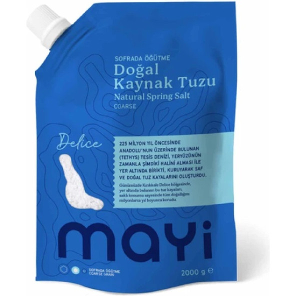 Mayi Tuz Delice Salamura Doğal Kaynak Tuzu 2 kg ürün görseli 1