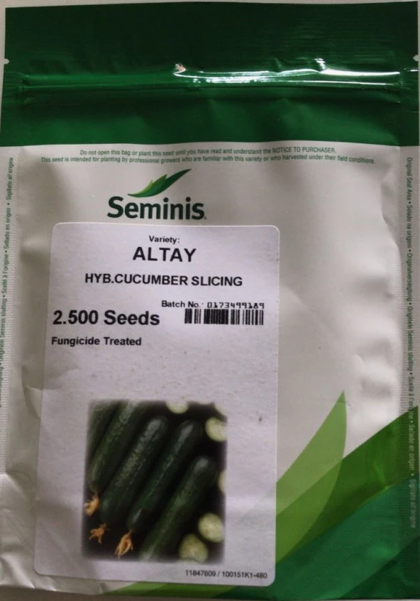 Seminis Hıyar Salatalık Tohumu Altay F1 - 2500 Adet Tohumluk ürün görseli 1