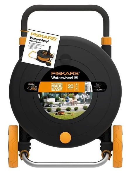 Fiskars 1023643 Tekerlekli Hortum Makarası Seti 20 mt ürün görseli 1