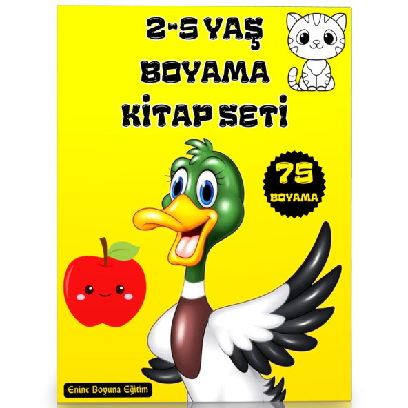 2-5 Yaş Boyama Kitap Seti (2 Kitap) ürün görseli 1