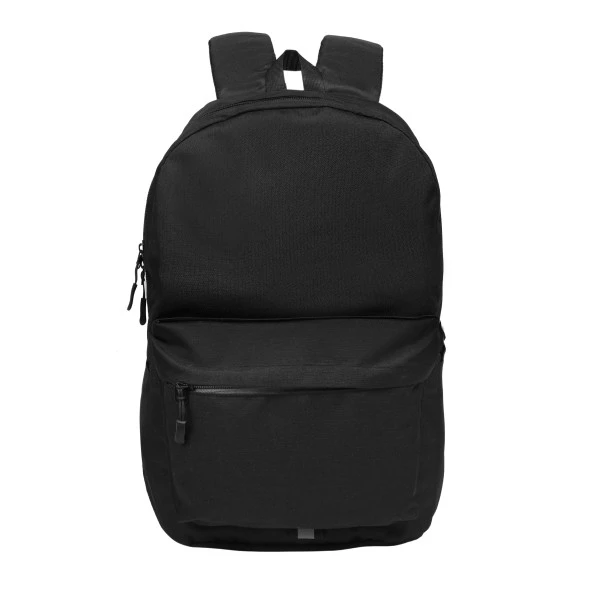Bagacar Okul ve Günlük Laptop Bölmeli Sırt Çantası Siyah ürün görseli 1