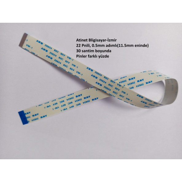Awm 20624 80C 60V Vw-1 Flex Kablo 22 Pin 22-0.5-30B ürün görseli 1
