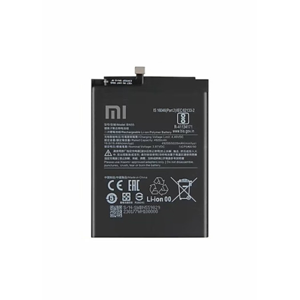 Xiaomi RedMi Note 9S Batarya Xiaomi RedMi Note 9S BN55 Uyumlu Yedek Batarya ürün görseli 1