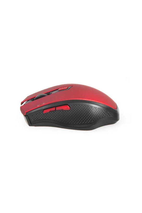 3D Tasarım Ergonomik Usb Kırmızı 2.4Ghz Optik Wireless Mouse - Resim 2