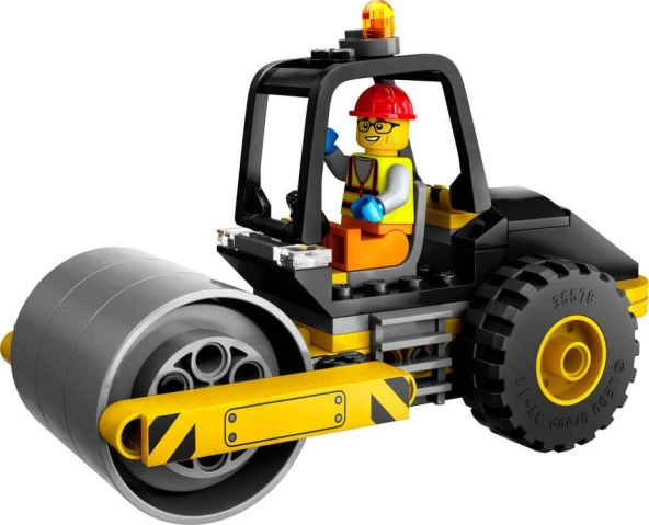 LEGO City 60401 Construction Steamroller - Resim 3