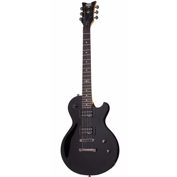 Schecter Solo-II SGR Elektro Gitar (Gloss Black) - Resim 2