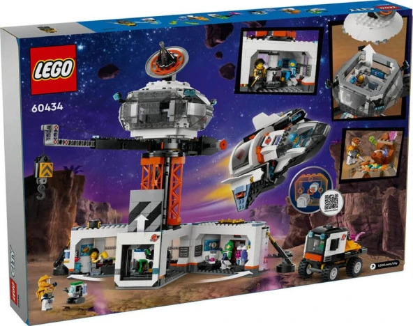 LEGO City 60434 Space Base and Rocket Launchpad - Resim 2