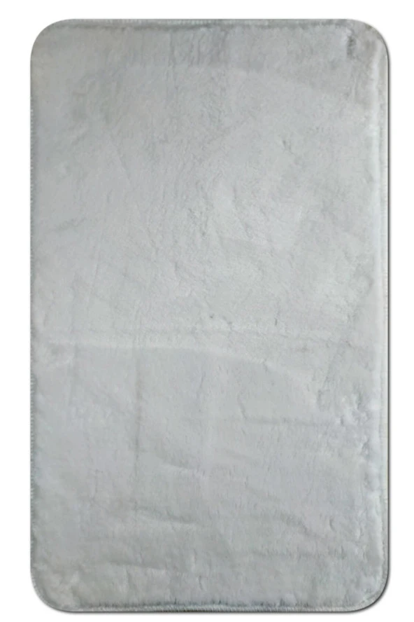 50 X 80cm Pofuduk Kabarık Kalın Paspas, Beyaz ürün görseli 1