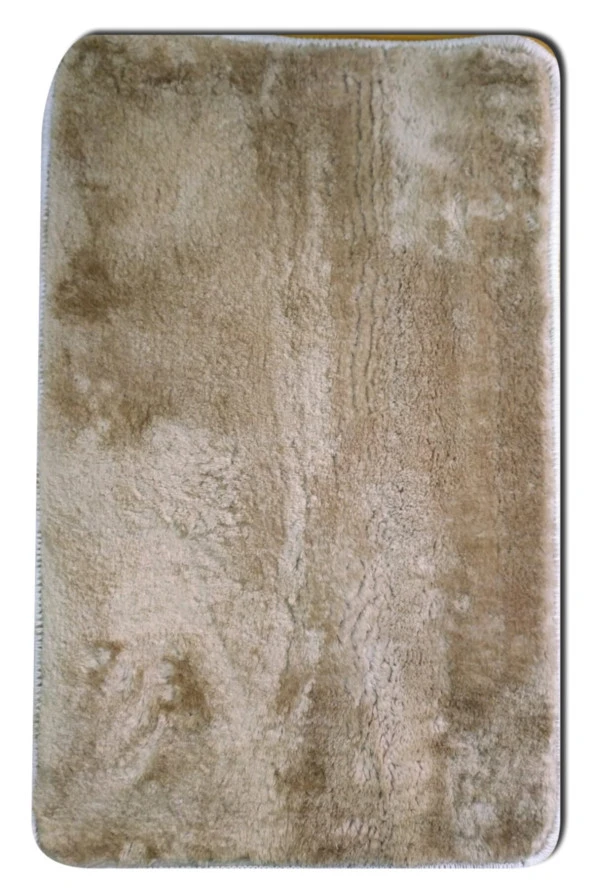 50x80cm Kaymaz Tabanlı Pofuduk Kalın Paspas, bakır ürün görseli 1