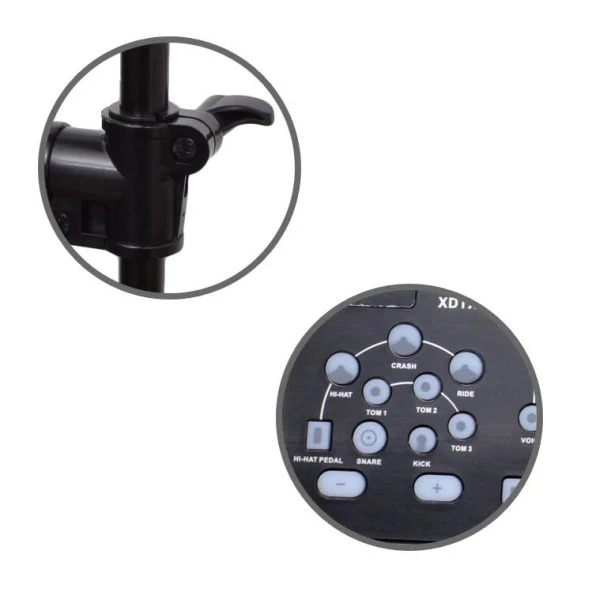 Dijital Bateri Seti Extreme Xdtx455 - Resim 2