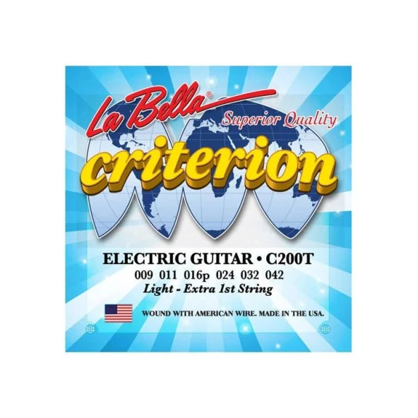 Gitar Aksesuar Elektro Tel Labella LB-C200T 09 ürün görseli 1
