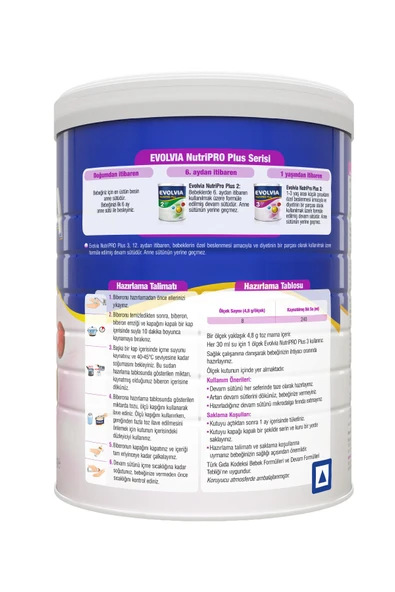 Evolvia NutriPRO Plus 3 Devam Sütü 800 gr x 6 Adet - Resim 6