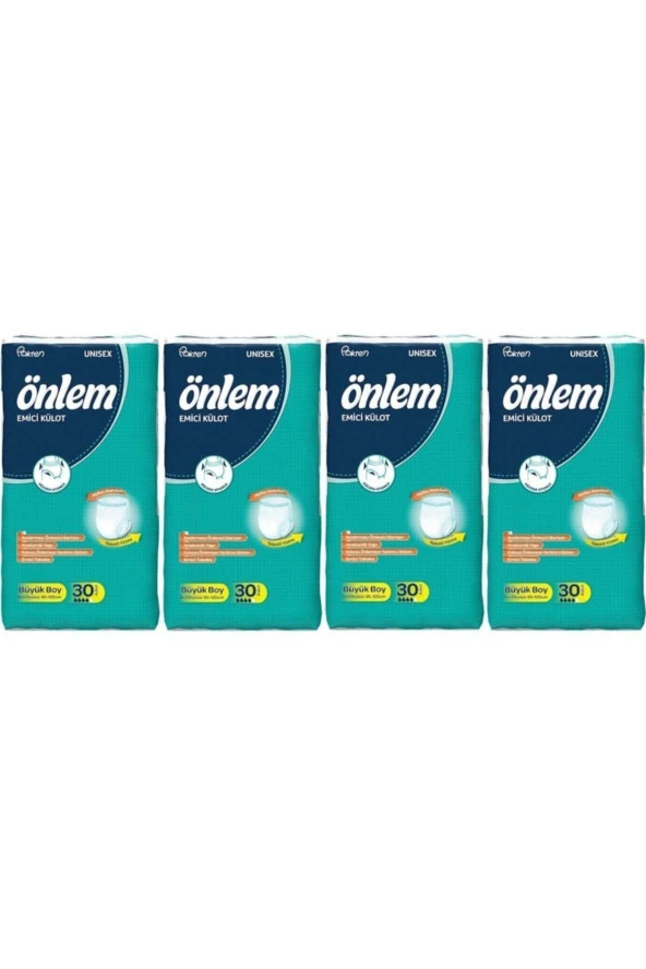 Emici Külot Hasta Bezi Large Büyük 120 Adet ürün görseli 1