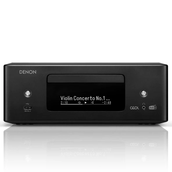 Denon RCD-N12DAB CD&Network Receiver Siyah ürün görseli 1