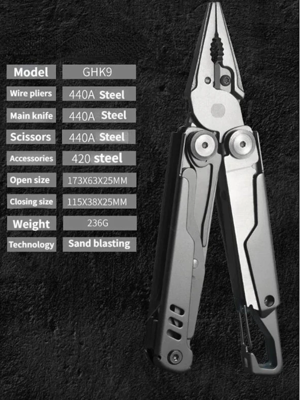 Grand Harvest GHK9 Armor Piercing Multi Tool - Resim 2