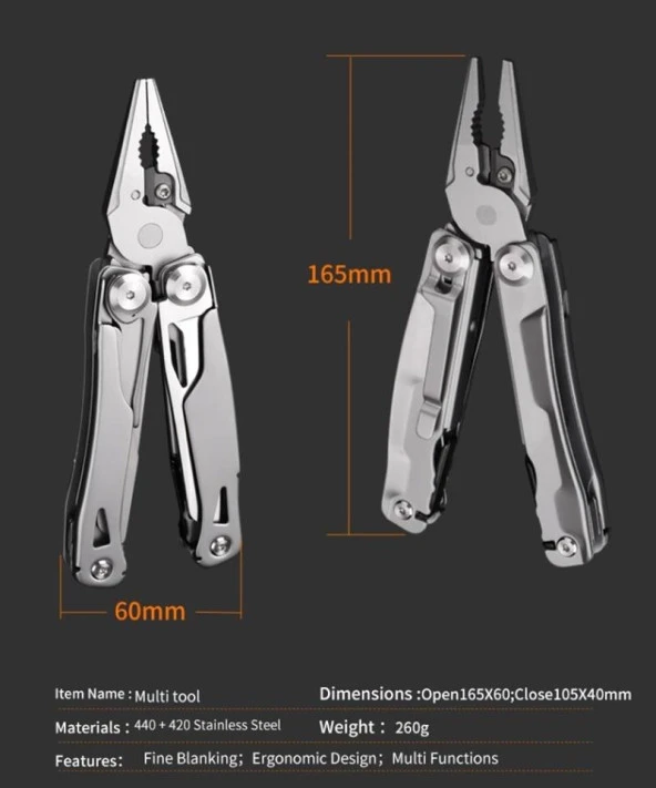 Grand Harvest GHK8 NO MOQ Multi Tool - Resim 4