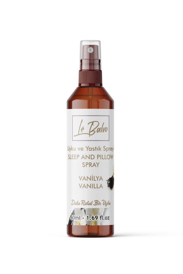 LE BALVO Vanilya Kokulu Uyku Ve Yastık Spreyi ( Vanilla Sleep And Pıllow Spray) 50 Ml ürün görseli 1