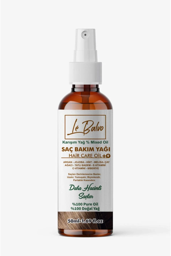 LE BALVO Saç Bakım Yağı 50 Ml (Hair Treatment Oil) ürün görseli 1