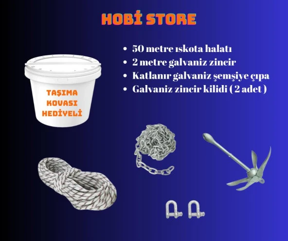 Hobi Store Şemsiye Çıpa Seti ( 2.3 KG ) ürün görseli 1