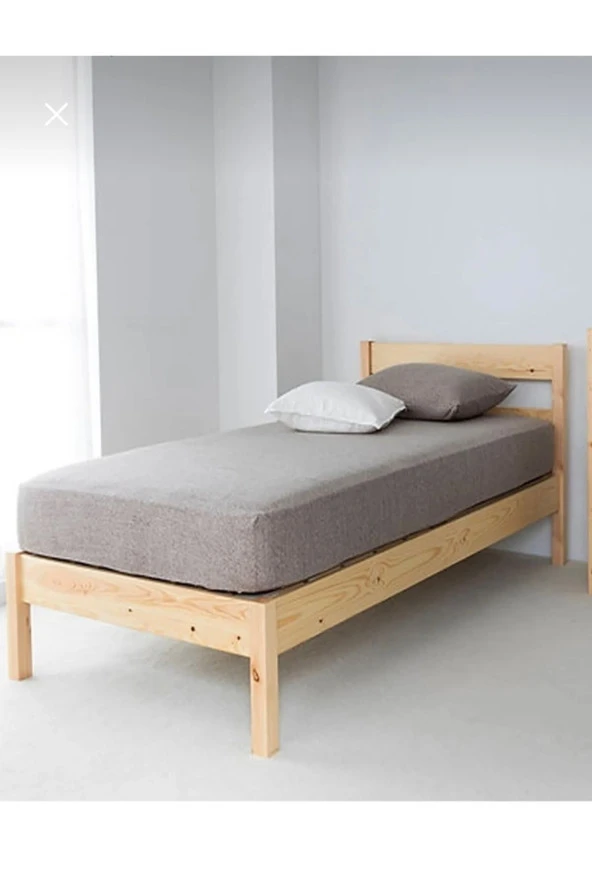 Tarımarwoodhome Ahşap Karyola 120x190 cm ürün görseli 1
