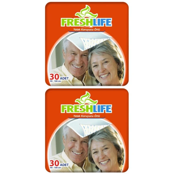 Freshlife 90x180 cm 30 Adet Yatak Koruyucu Örtü 2 Paket ürün görseli 1