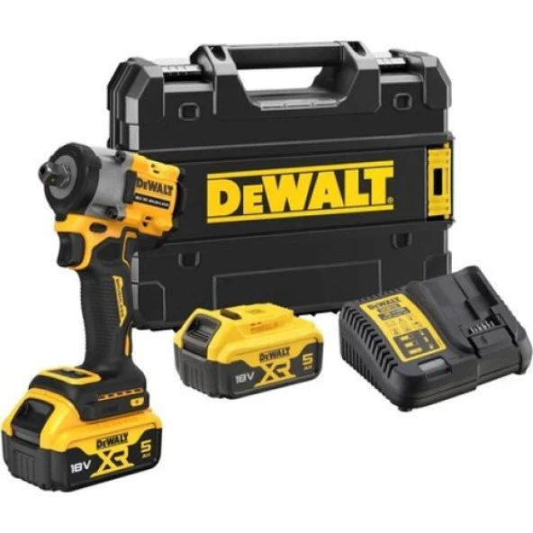 Dewalt Akülü Somun Sıkma Kömürsüz Çift Akülü Li-Ion 18VOLT / 5.0 AH DCF922P2T ürün görseli 1