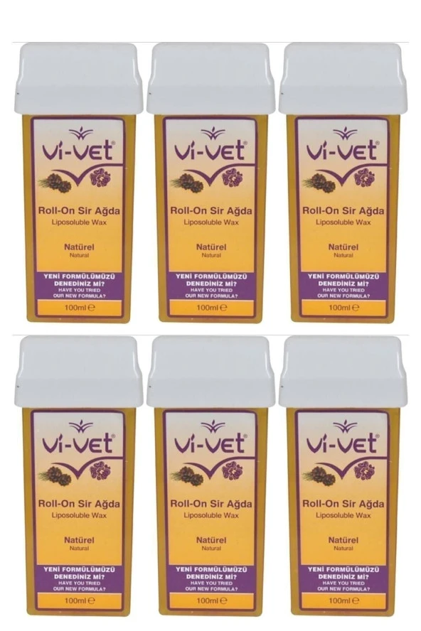Vi-vet Natural Kartuş Sir Ağda 100 ml 6 Adet ürün görseli 1