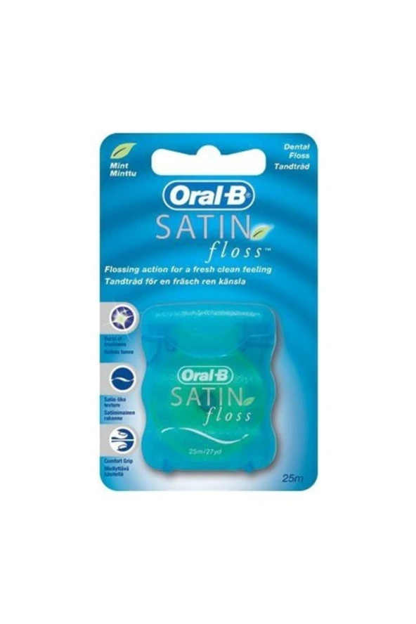 Oral-B Satın Floss Diş İpi Mint 25 mt ürün görseli 1