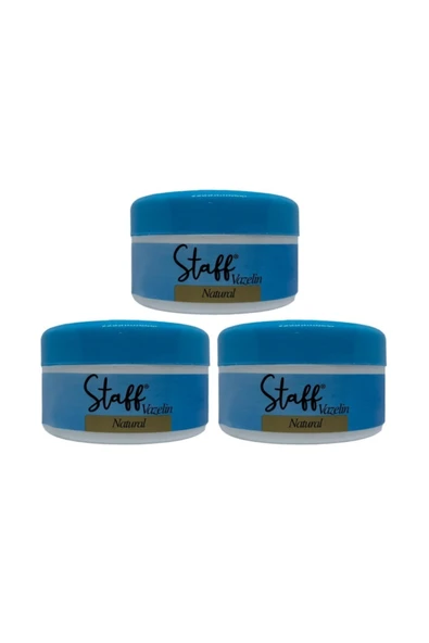 Staff Vazelin Natural-Doğal 100 Ml 3 Adet ürün görseli 1