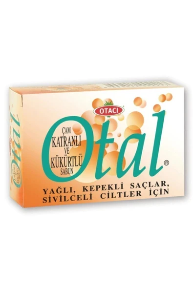 Otacı Çam Katranlı ve Kükürtlü Sabun Yağlı Kepekli Saçlar Ve Sivilceli Ciltler İçin 80 gr 1 Adet ürün görseli 1