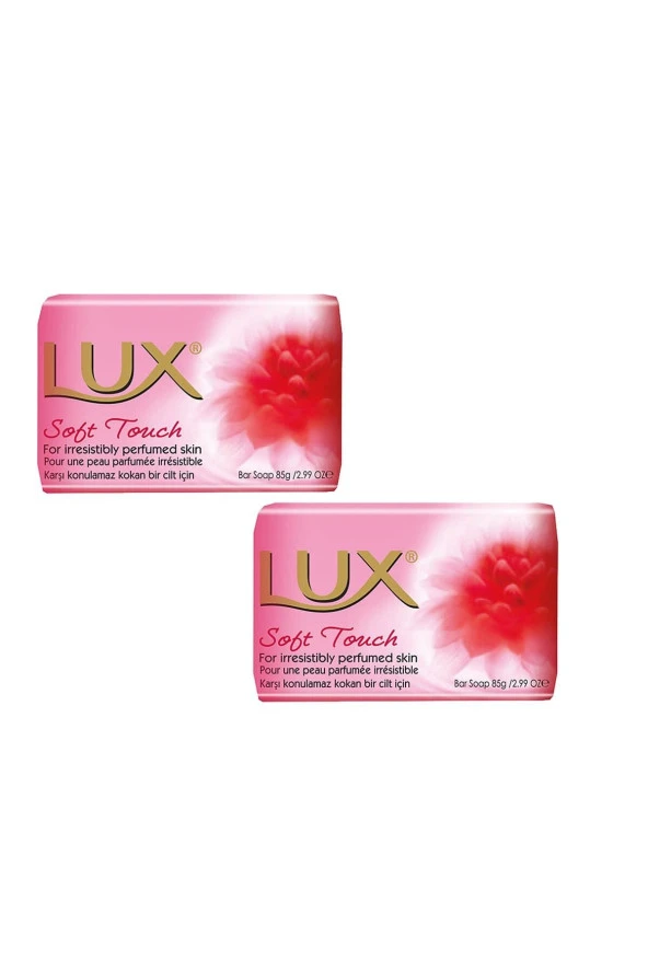 Lüx Sabun El Yüz Vücut Pembe Soft Touch 80 gr 2 Adet ürün görseli 1