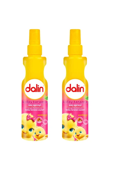 Dalin Badem Özlü Kolay Tarama Saç Spreyi 200 ml 2 Adet ürün görseli 1