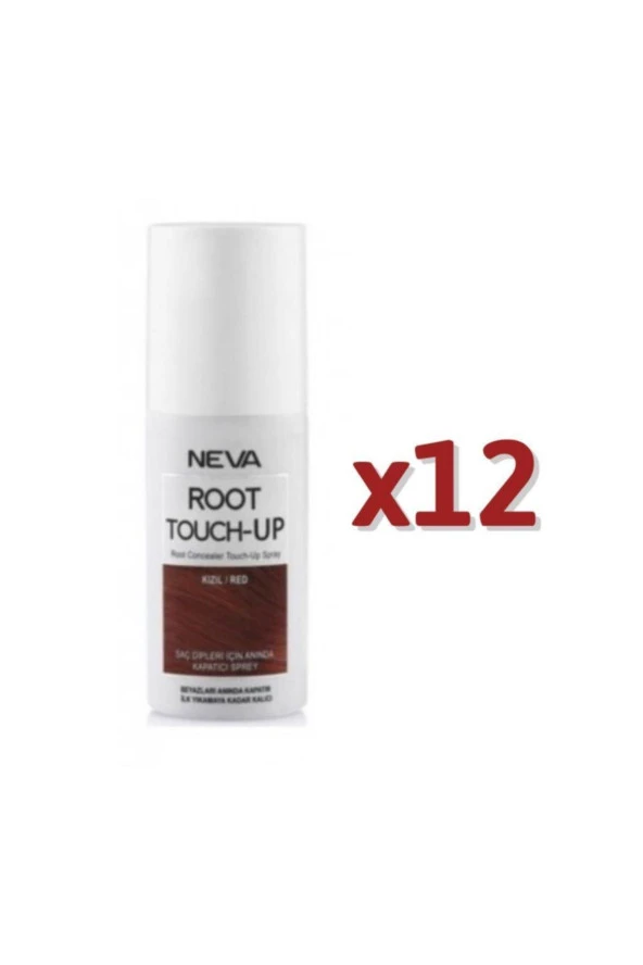Neva Root Touch-up Saç Dibini Anında Kapatan Sprey 75 Ml Kızıl 12 Adet ürün görseli 1