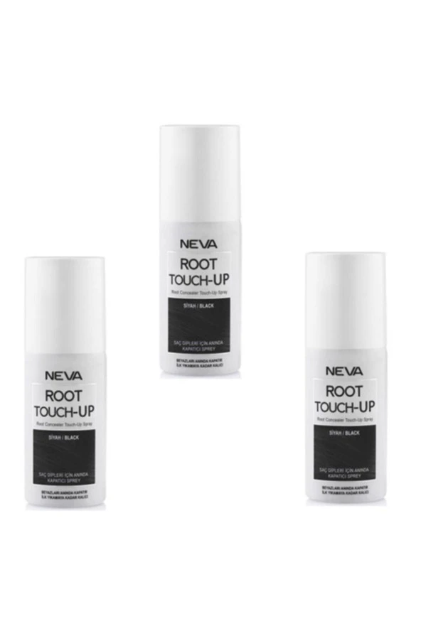 Neva Root Touch-Up Siyah Dip Boya Spreyi 25 KULLANIM 75 ml 3 Adet ürün görseli 1