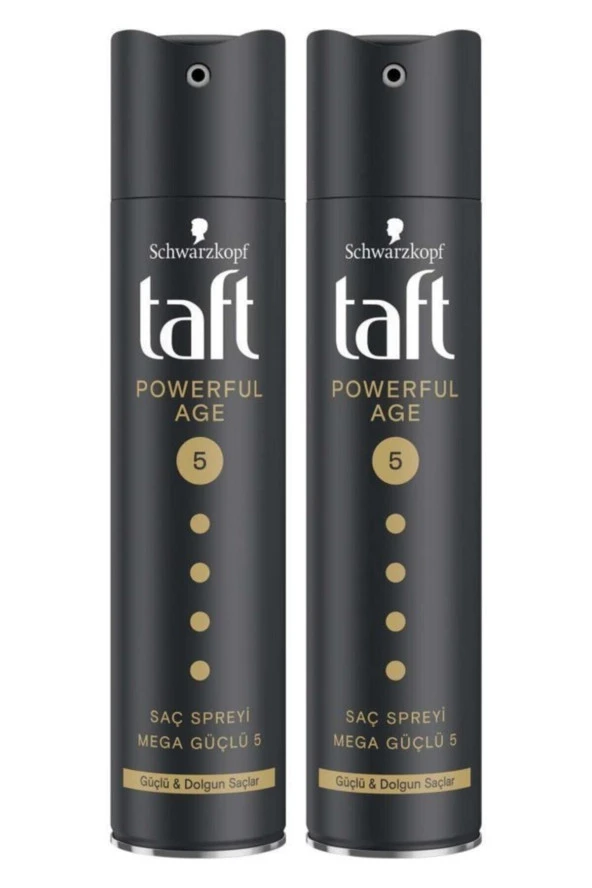 Taft Saç Spreyi Powerful Age 250 ml 2 Adet ürün görseli 1