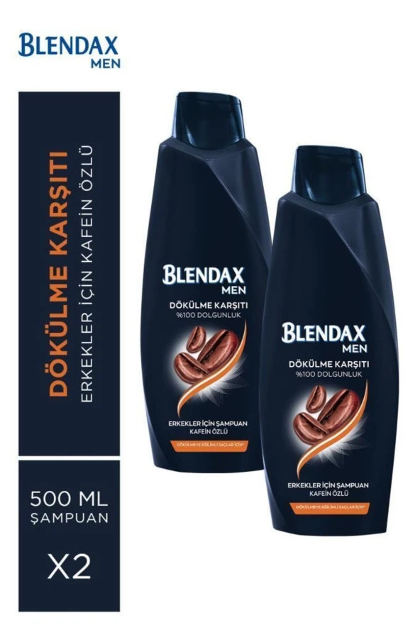 Blendax Saç Dökülmesine Karşı Kafein Özlü Şampuan 500 ml 2 Adet ürün görseli 1