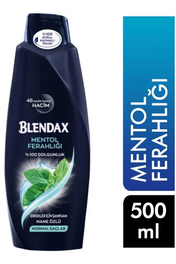 Blendax Şamp. Mentol Ferahlığı Normal Saçlara Nane Özü 500 ml ürün görseli 1