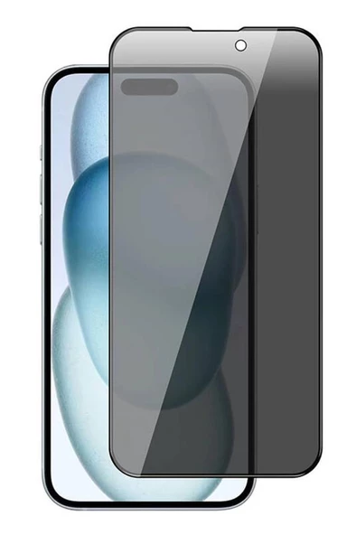 iPhone 15 Plus New 5D Privacy Hayalet Cam Ekran Koruyucu ürün görseli 1