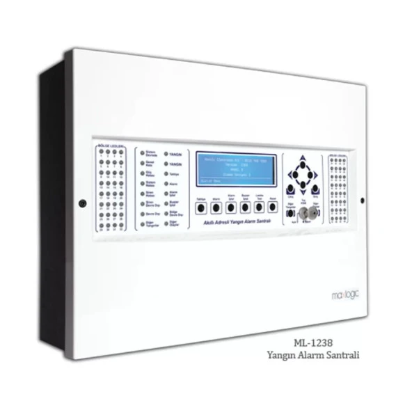 Maxlogic ML-1233.N/M Akıllı Adresli Yangın Alarm Santralı, 3 Çevrim, 381 Adres Network, Marin Sertifikalı ürün görseli 1