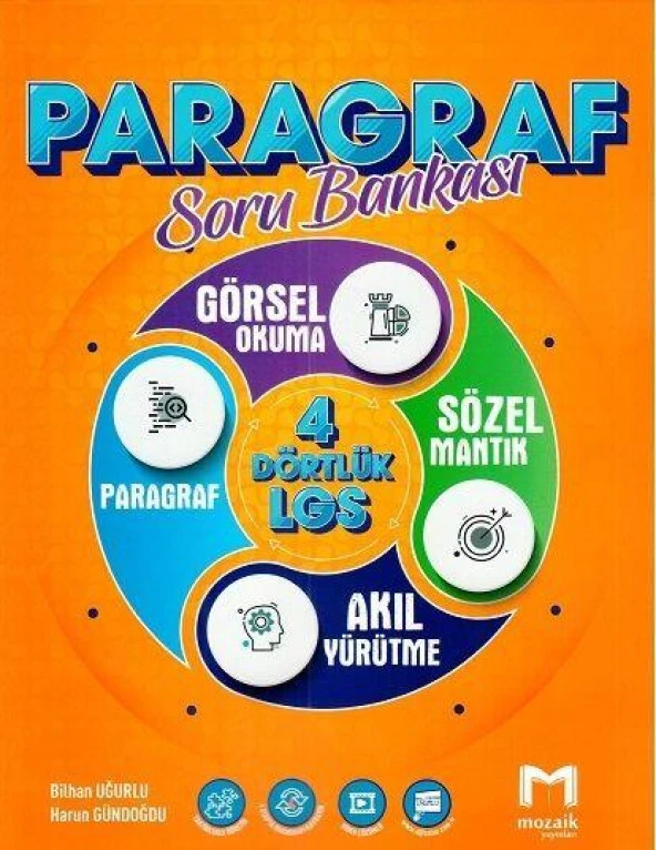 8. Sınıf Lgs Paragraf Mozaik Soru Bankası Mozaik Yayınları ürün görseli 1