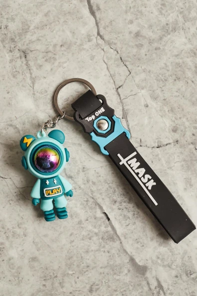 Perotti 16067 Cattolo Mavi Astronot Metal Anahtarlık ürün görseli 1