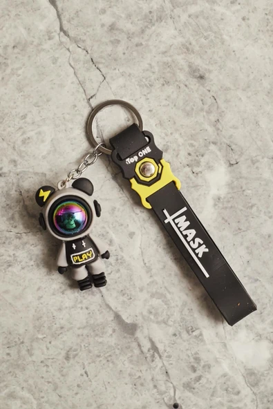 Perotti 16067 Cattolo Siyah Astronot Metal Anahtarlık ürün görseli 1