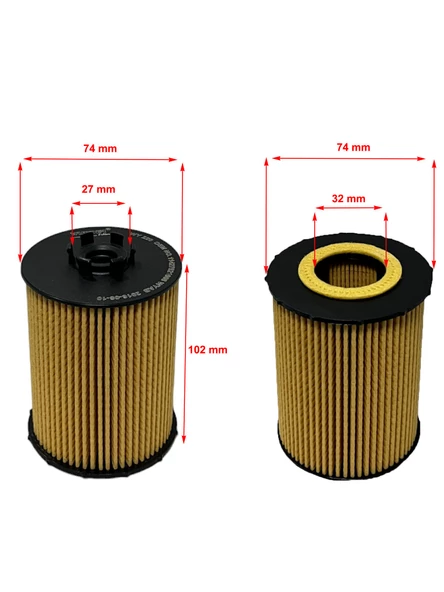 6 Serisi E63, E64 (650 İ) 2005-2010 Yağ Filtresi - Resim 2